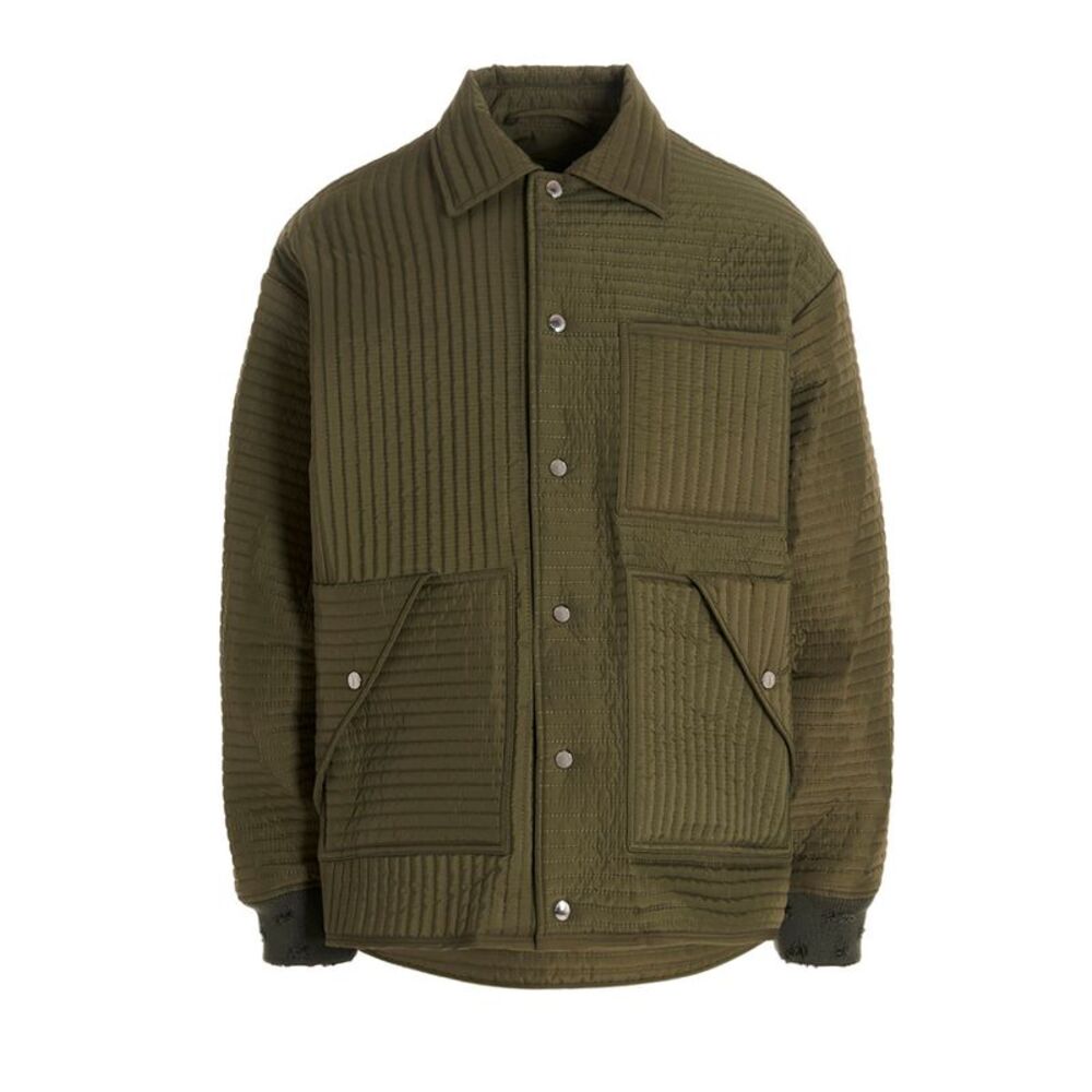 Khrisjoy Men 'Chore Quilted Stripes' Down Jacket